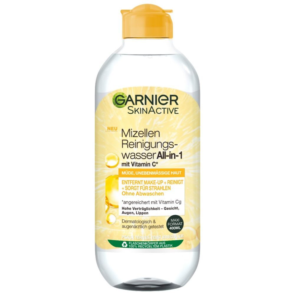 Garnier мицеллярная вода с витамином с. Мицеллярная вода с витамином с.