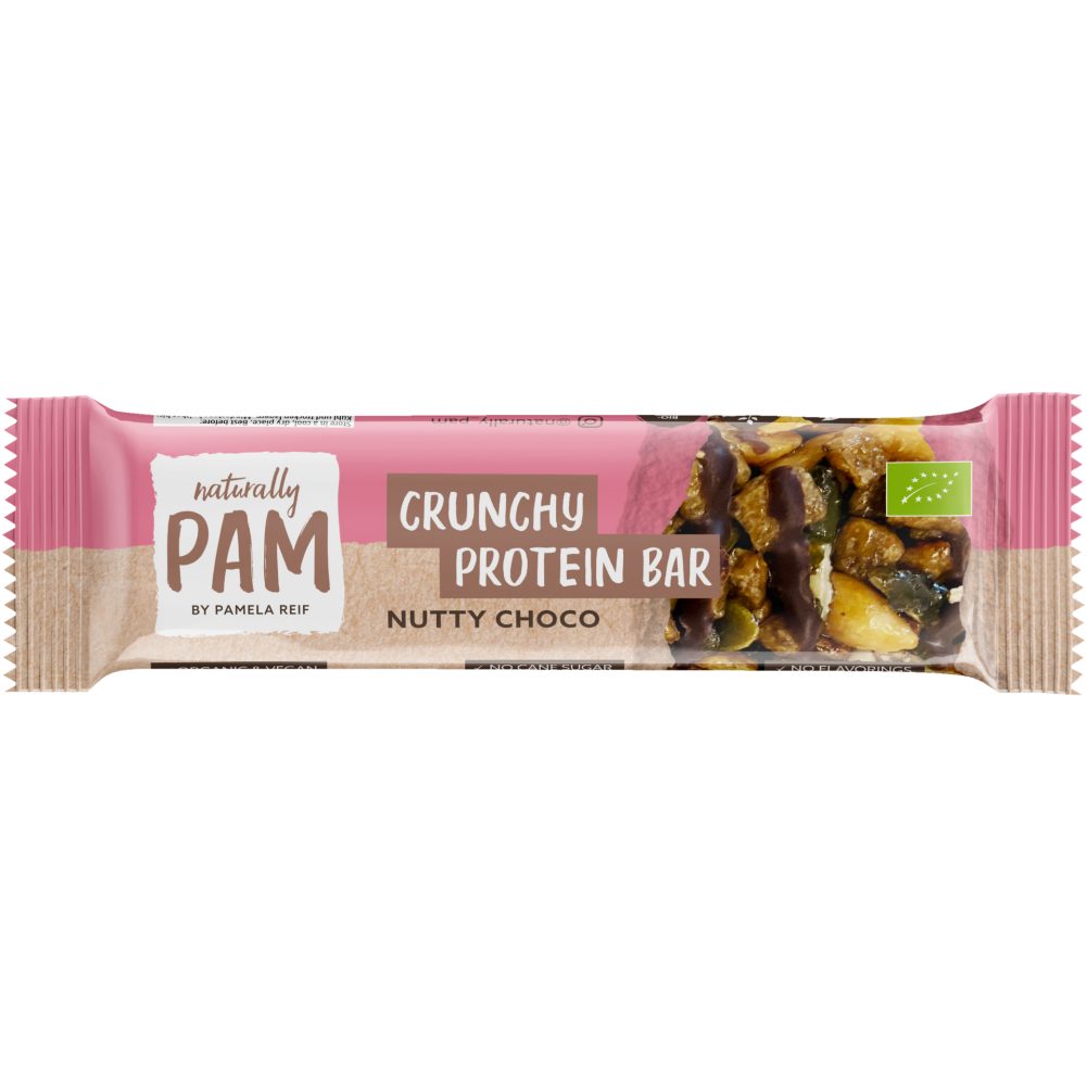 Pamela Reif Naturally Pam Bio Crunchy Proteinriegel Nutty Choco 30 G