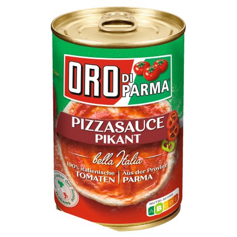 Oro Pizzasauce pikant 400g      GVE 6