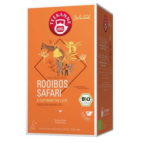 Austria product data sample: Teekanne Bio Rooibos Safari 25 Teebeutel