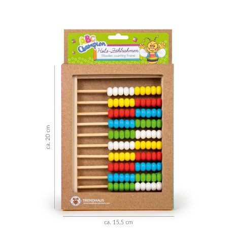 Trendhaus Holzzählrahmen ABC