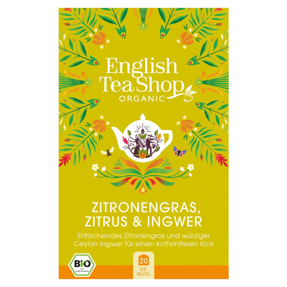 English Tea Shop Bio-Kräuterteemischung Zitronengras, Zitrus & Ingwer ... English Tea Shop Bio-Kräuterteemischung Zitronengras, Zitrus & Ingwer ...