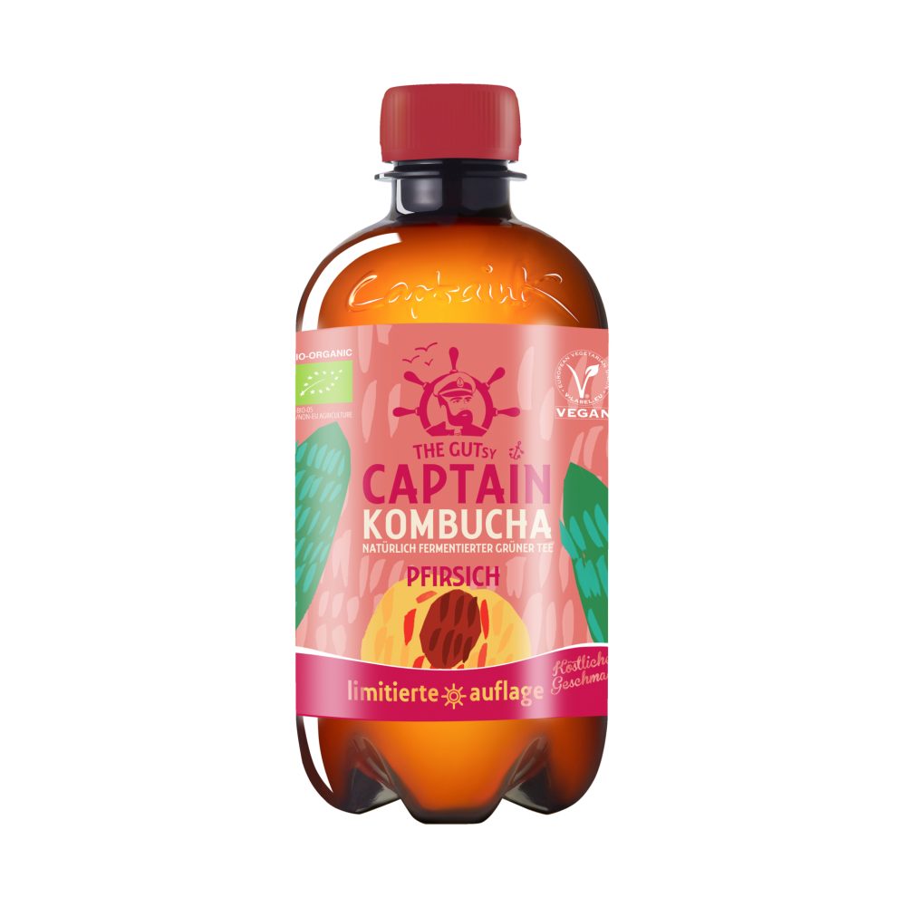 The GUTsy Captain Kombucha Pfirsich 400 ML EINWEG ohne Pfand online ...