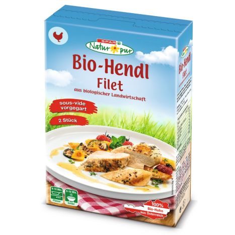 SPAR Natur*pur Bio-Hendl Filet sous-vide vorgegart 2 Filets