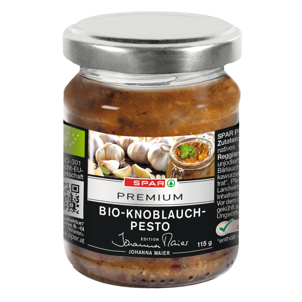 SPAR PREMIUM Edition Johanna Maier Bio- Knoblauch- Pesto 115 G online ...