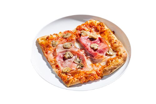 Produktbild von Menchetti, Focaccia Margherita Schinken und Champignons