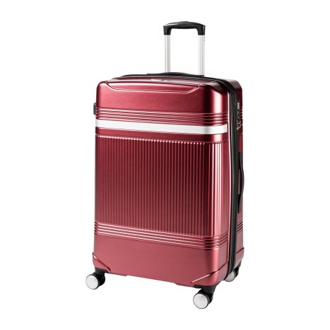  New York Exclusive ABS Trolley Weinrot 76cm