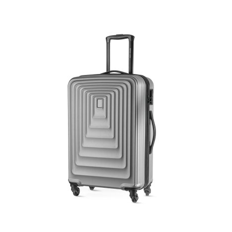 New York Professionell ABS Trolley Silber 77cm