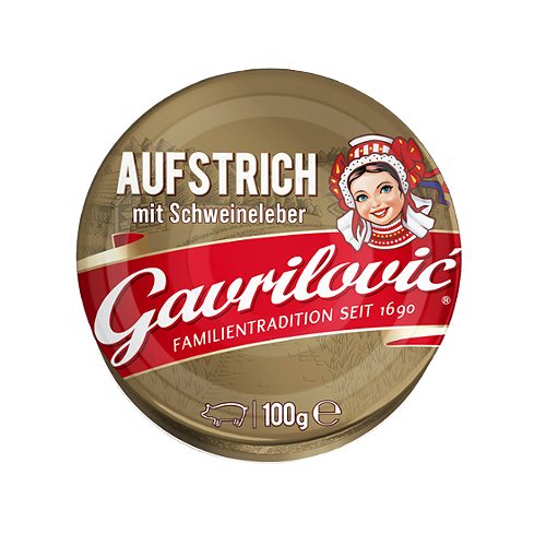 Produktbild von Gavrilovic, Aufstrich mit Speck und Schweineleber