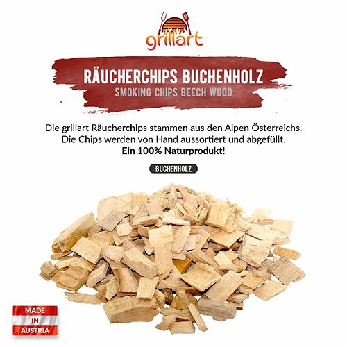 Produktbild von grillart, Räucherchips Buche 750 g