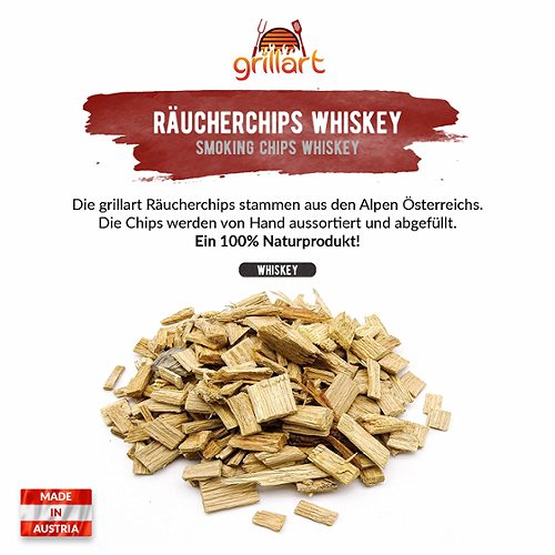 Produktbild von grillart, Räucherchips Whiskey 750 g