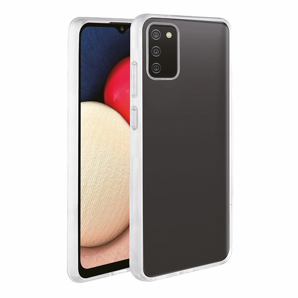 Coque Flip Cover Chromé Miroir Pour Samsung Galaxy A02S - Noir - Protection Magnétique - Neuf