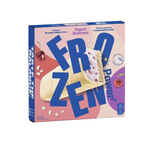 Produktbild von Frozen Power, High Protein Ice Cream Bar Yogurt Amarena 3 Stück