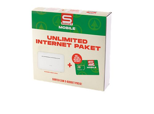 Produktbild von S-BUDGET MOBILE, WLAN-Router Unlimited Internet Paket