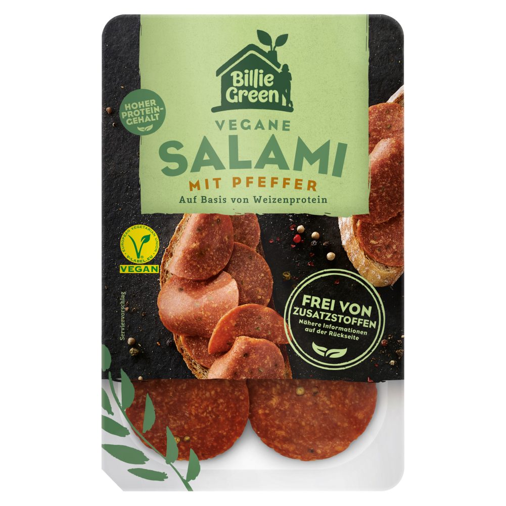 Billie Green Vegane Salami mit Pfeffer 70 G online kaufen | INTERSPAR