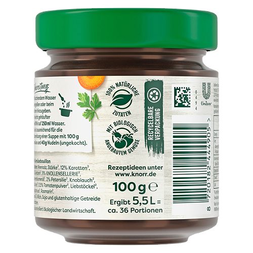 Produktbild von Knorr, Bio Gemüse Bouillon