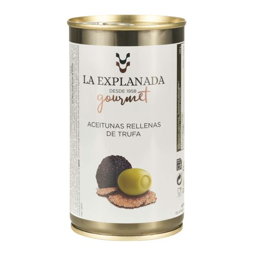 Produktbild von La Explanada Gourmet, Grüne Oliven gefüllt mit Trüffelpaste