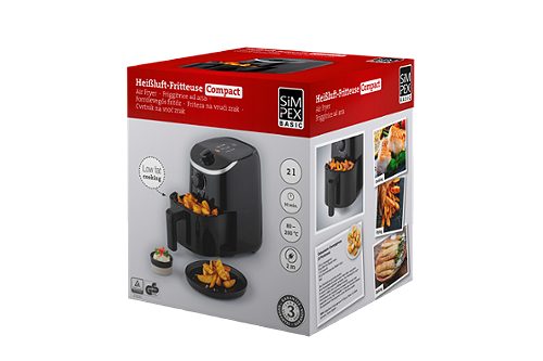 Produktbild von SIMPEX BASIC, Heissluftfritteuse 2l