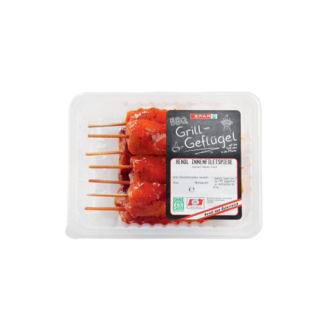 SPAR BBQ Hendl Innenfiletspieße gewürzt