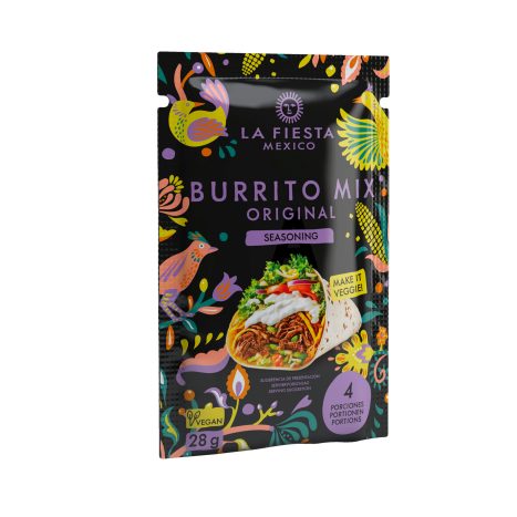 La Fiesta Mexico Seasoning Burrito Mix Original 4 Portionen