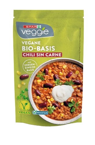 Produktbild von SPAR Veggie, vegane Bio-Basis Chili sin Carne