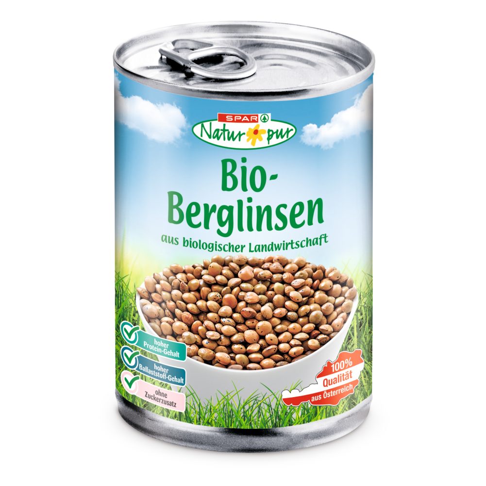 SPAR Natur*pur BioBerglinsen 400 G online kaufen INTERSPAR
