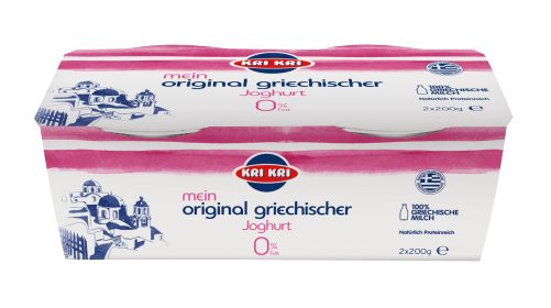 Produktbild von Kri Kri, Griechischer Joghurt 0% Fett 2x200g
