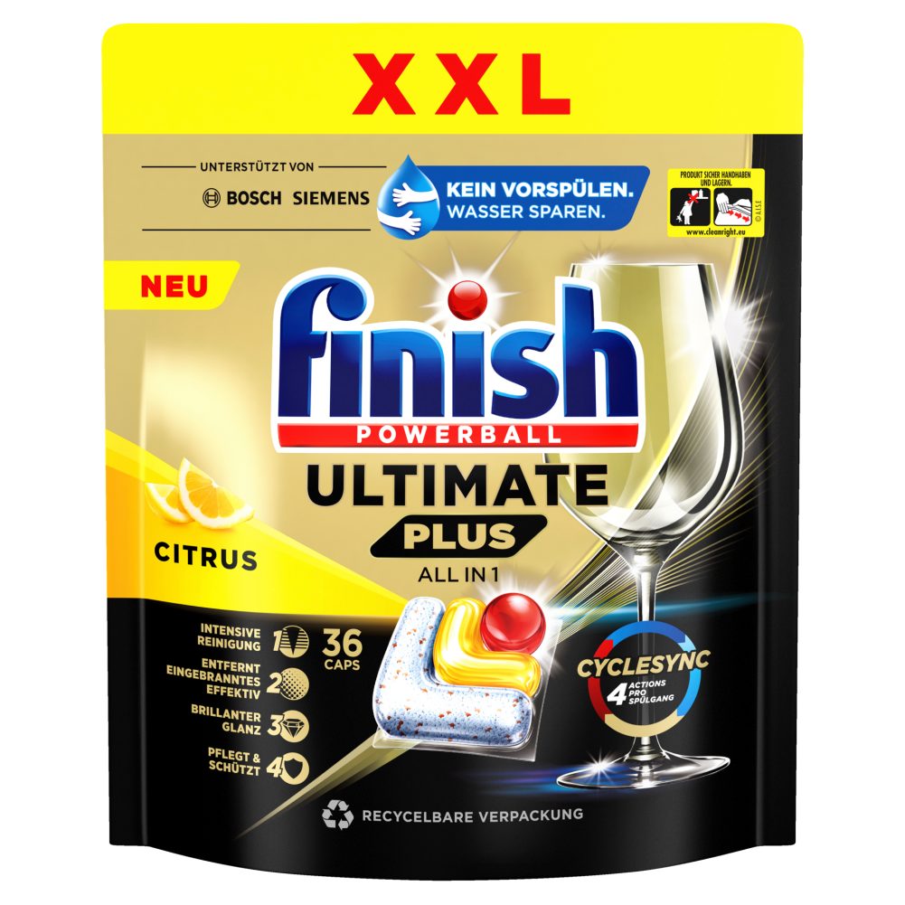 Finish Powerball Quantum All In 1 Max Dishwasher Tablets 50 Pcs - Foto 3