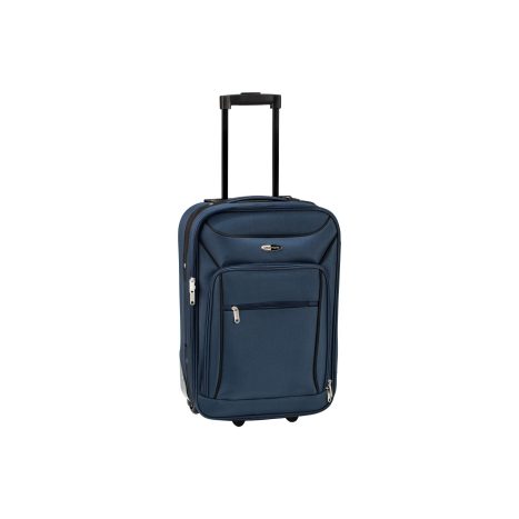 New York Comfort Poly Trolley Blau Schwarz 51cm