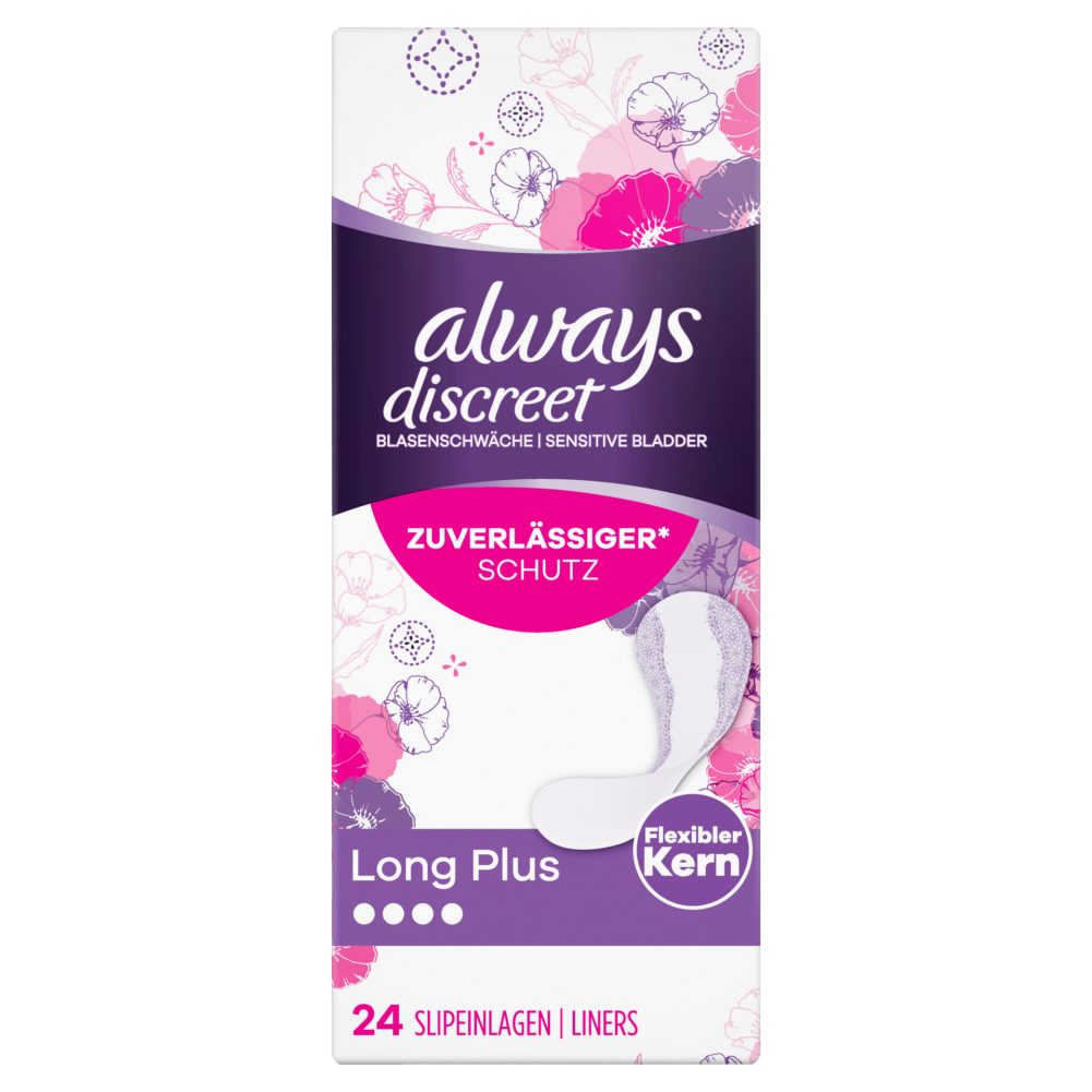 Always discreet InkontinenzSlipeinlagen Long Plus 24 Stück online kaufen INTERSPAR