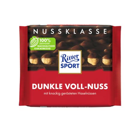 Ritter Sport Nuss Klasse Dunkle Voll-Nuss Tafel 100g 100 G online ...