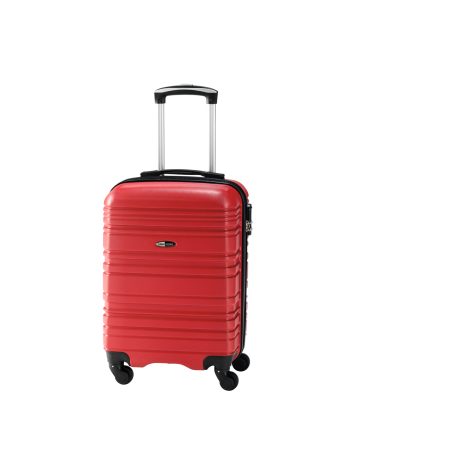 New York Professionell ABS Trolley Rot 58cm