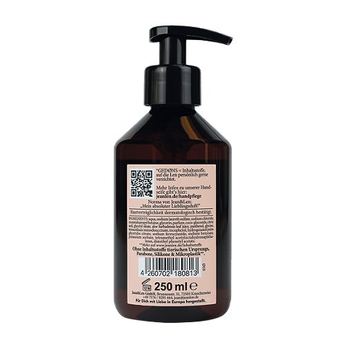 Produktbild von Jean&Len, Handseife Pfingstrose/Litschi Duft 250ml