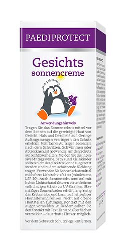 Produktbild von Paediprotect, Gesichtssonnencreme LSF 50+ 30ml