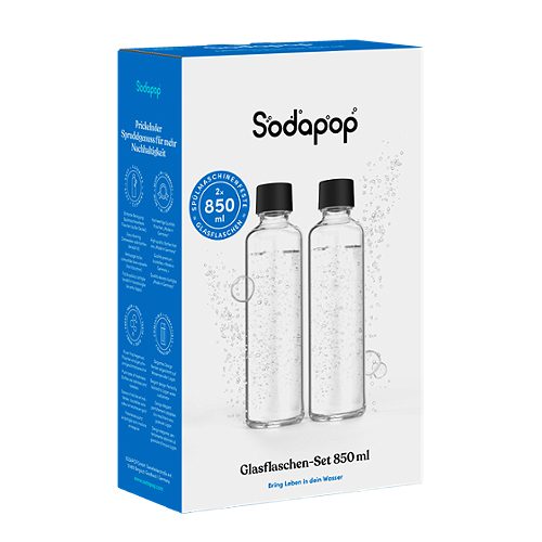 Produktbild von Sodapop, Ersatzflaschen Logan Glas 2x 850ml