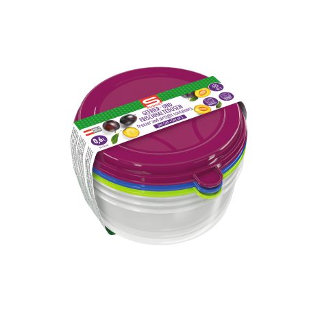 S-BUDGET rund  3er Set 600ml    GVE 6