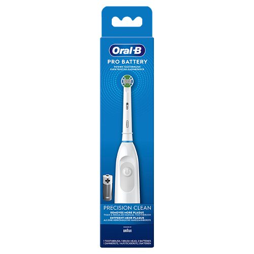 Produktbild von Oral-B, Batteriezahnbürste weiß