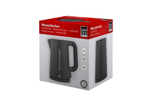 Produktbild von SIMPEX Basic, Wasserkocher schwarz