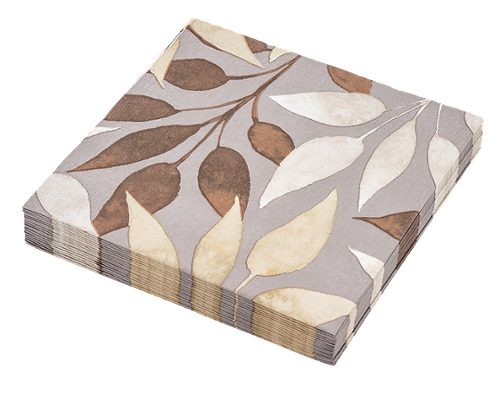 Produktbild von PPD, Servietten 33x33 Scandic leaves 20 Stück