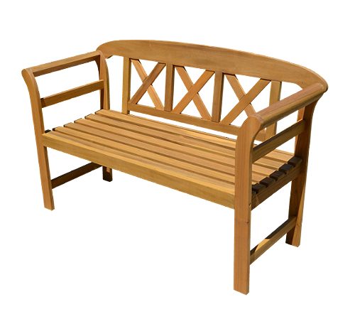 Produktbild von SIMPEX, Akazienbank 3-Sitzer 128x50x80 cm