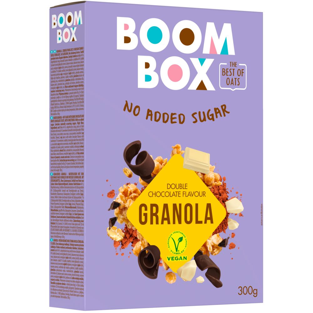 Boom Box Granola Müsli Double Choco 300 G online kaufen INTERSPAR