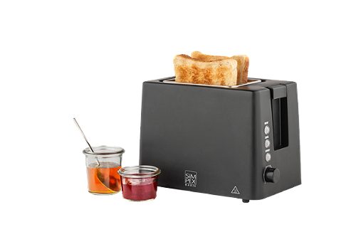 Produktbild von SIMPEX Basic, Toaster schwarz