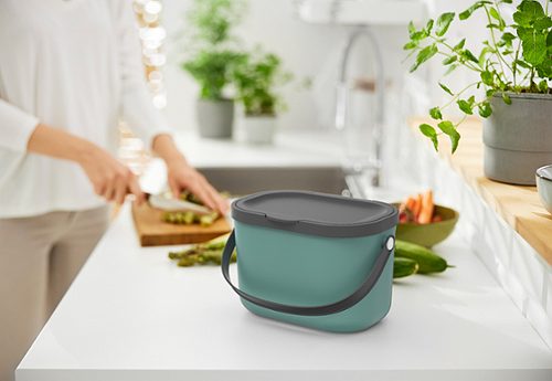 Produktbild von Rotho, Bio-Abfalleimer 3,2L - Grün