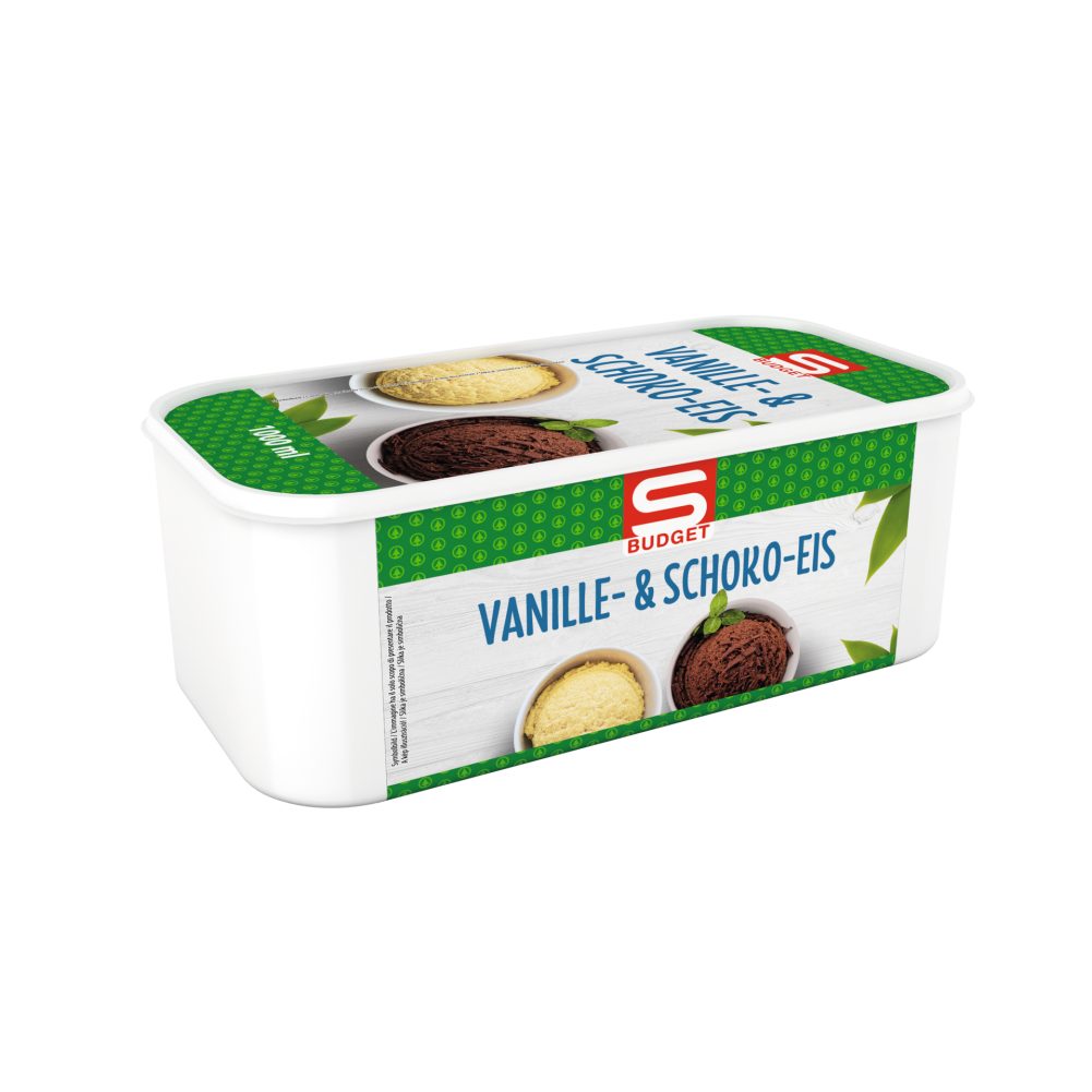 S-BUDGET Vanille &amp; Schoko - Eis 1 L online kaufen | INTERSPAR