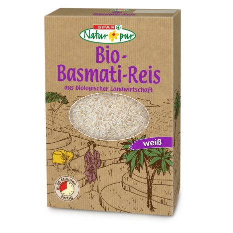 SPAR Natur*pur Bio-Basmati-Reis weiß