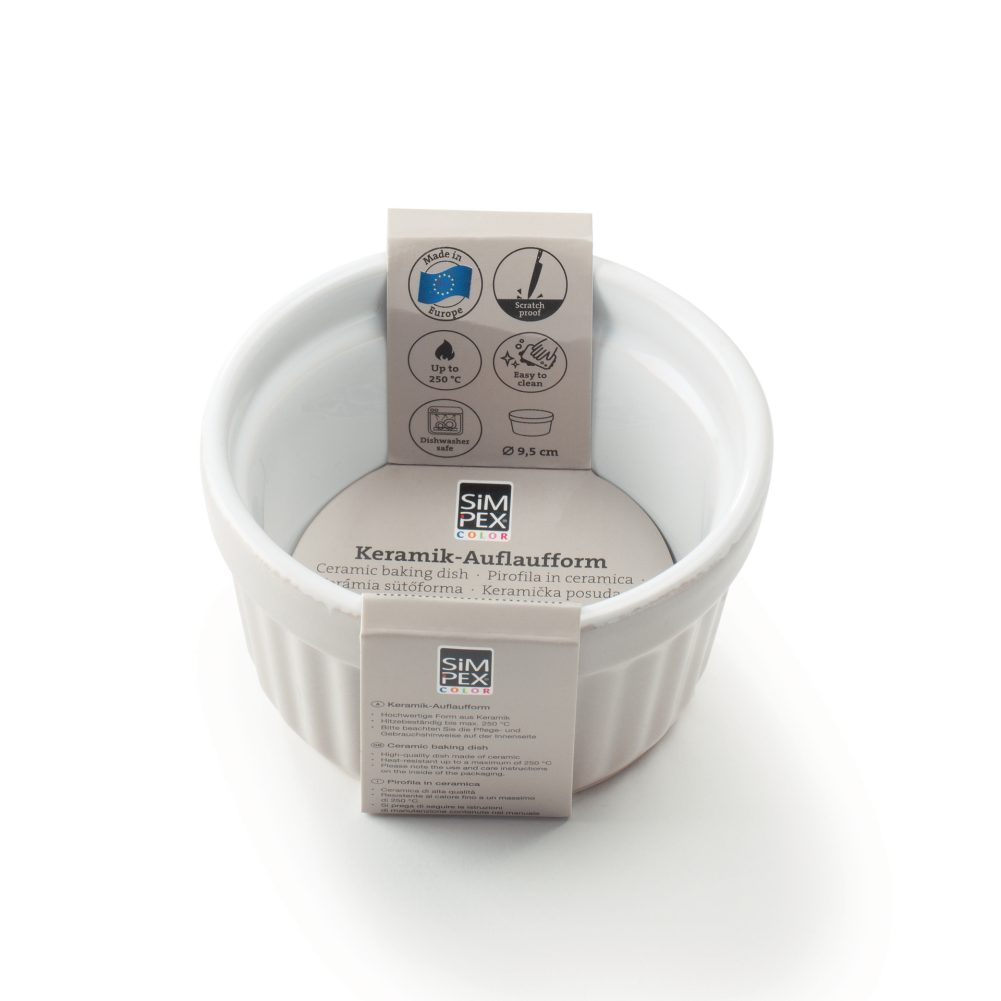 SIMPEX Auflauf-form 9,5 beige   GVE 6
