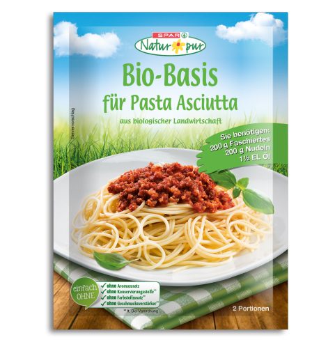 Produktbild von SPAR Natur*pur, Bio-Basis für Pasta Asciutta 2 Portionen