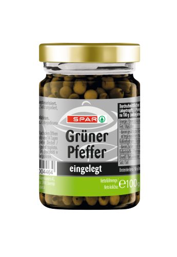 Produktbild von SPAR, Grüner Pfeffer eingelegt 100g