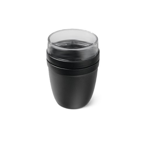 Produktbild von Mepal, Lunchpot Ellipse Nordic Black 500 ml + 200 ml