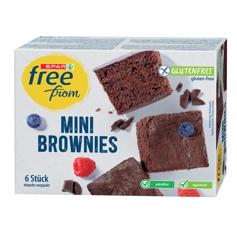 SPAR free from Mini Brownies 222 G online kaufen INTERSPAR